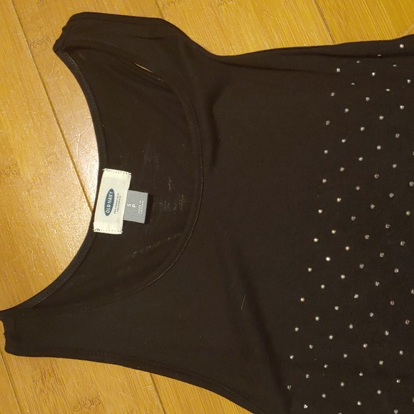 Old Navy tank top with silver rhinestones - Picture 3 of 4